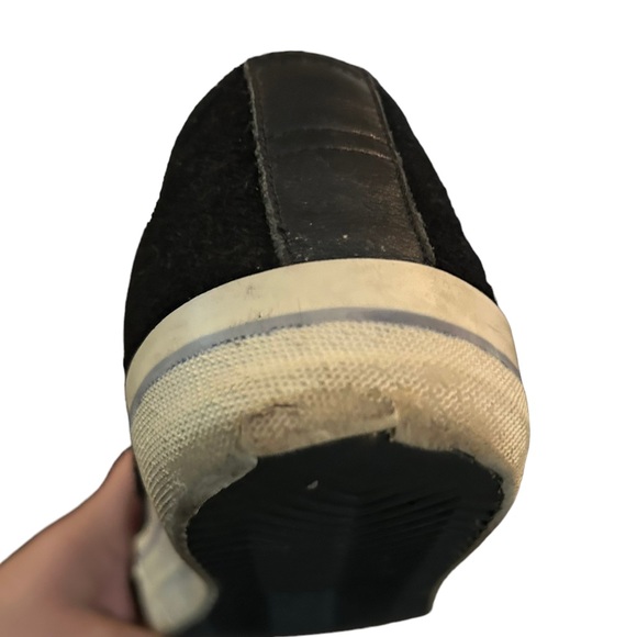 VStar2 Black Suede W/Zebra Tongue Accent Size 37 Fashion Sneakers.